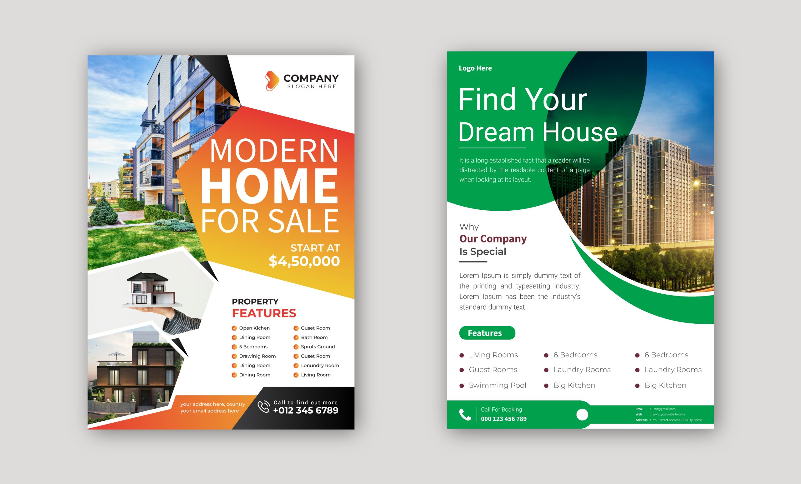 Real Estate Flyers Template 01 scaled
