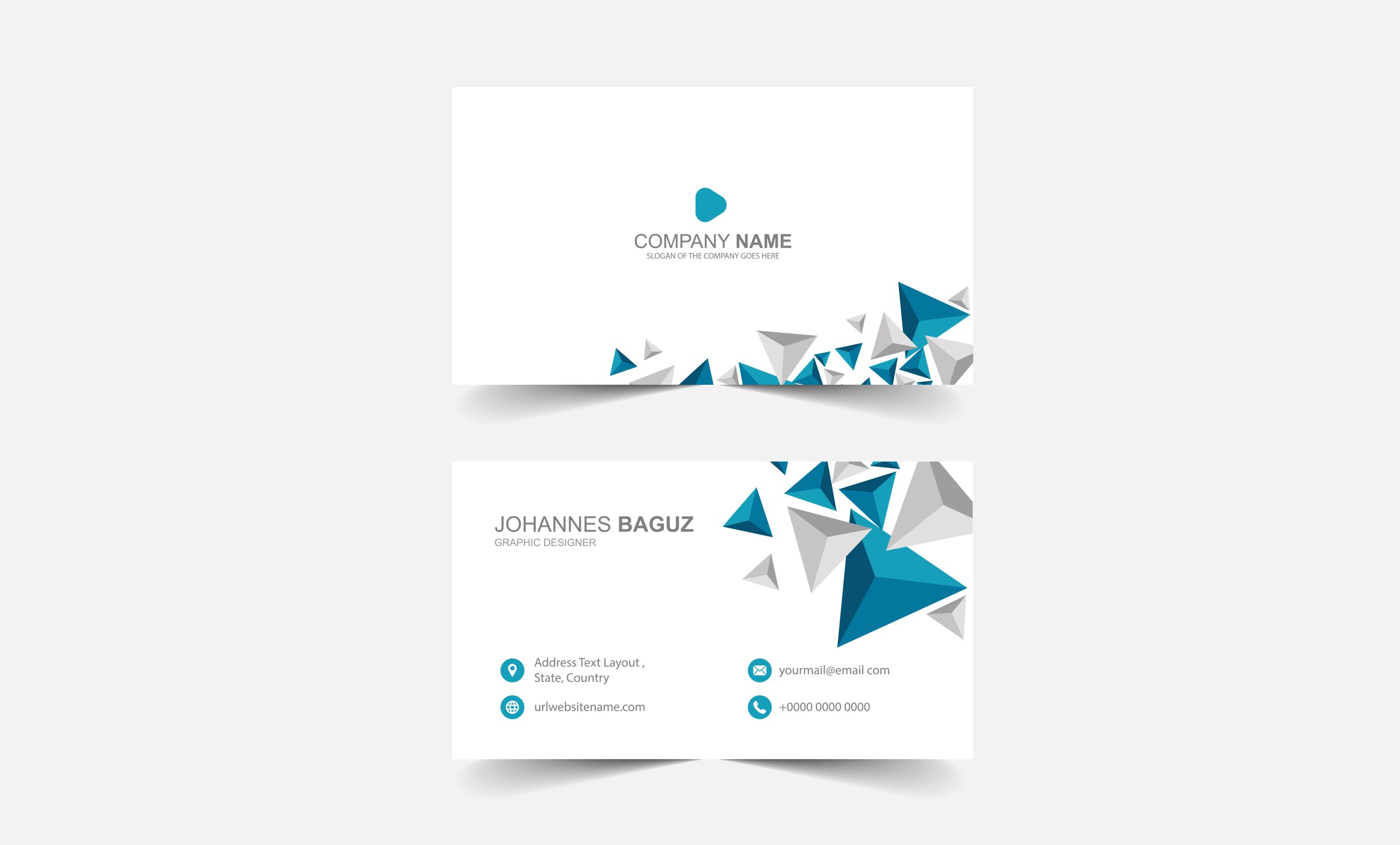 Corporate Business Card Template 03 scaled