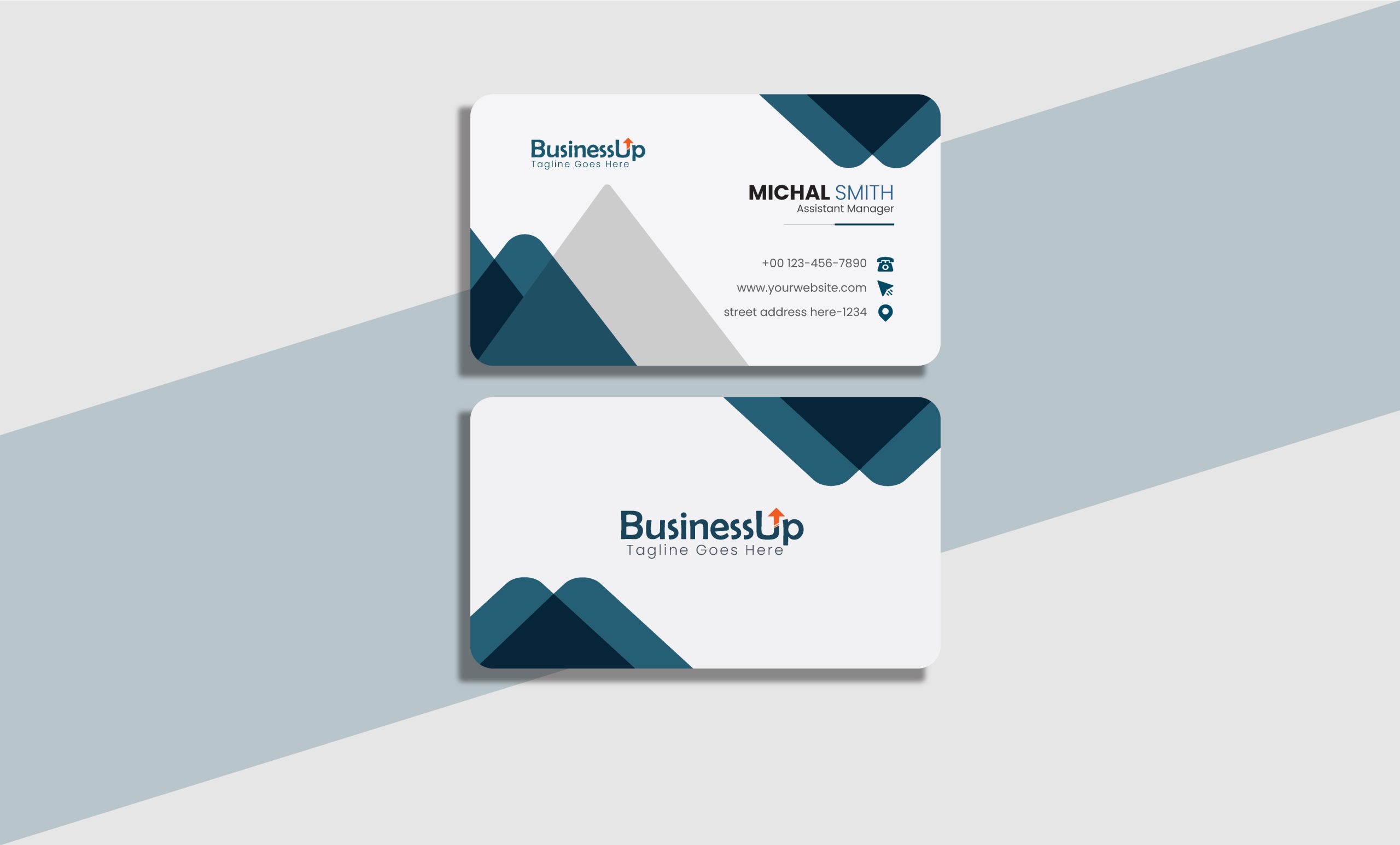 Corporate Business Card Template 04 scaled