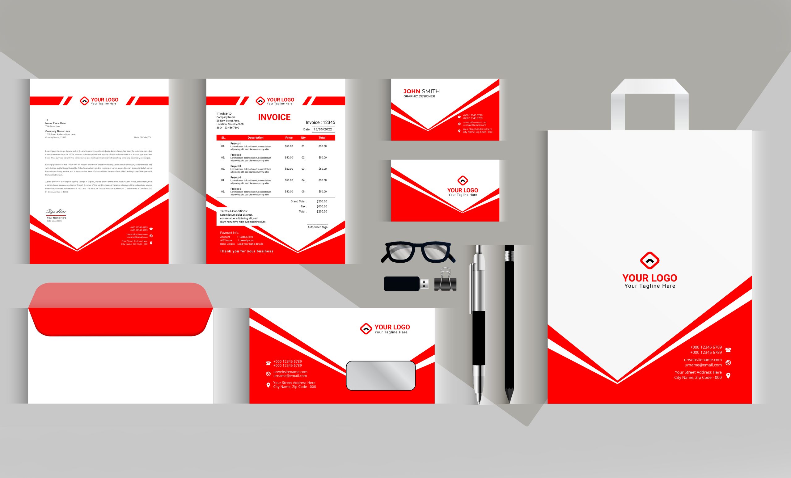 Corporate Statoinery Template 03 scaled